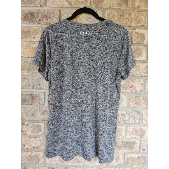 ALK Women's M Under Armour UA Tech-Twist Short Sleeve T-Shirt Black Tee Shirt - Picture 5 of 6